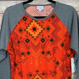 LuLaRoe Women's Randy Baseball Top
